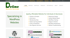 Desktop Screenshot of delimewebsiteservices.com